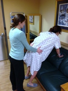 hip squeeze- Doula