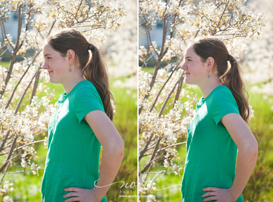 Don't tuck your chin! Extend it out and up slightly.