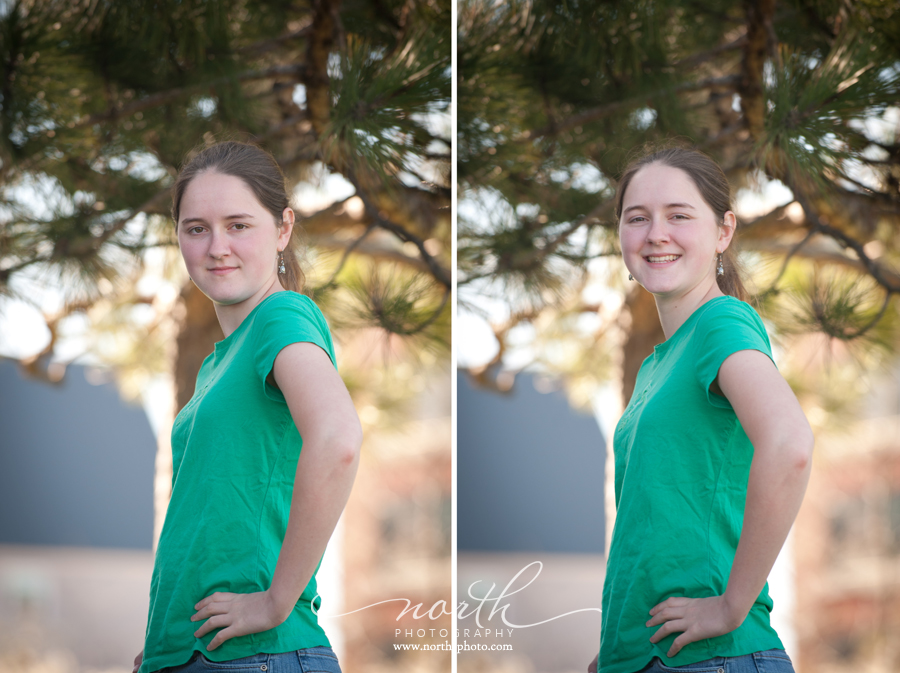Don't tuck your chin. Extend it out and up slightly!