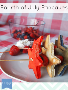 Fourth of July pancakes