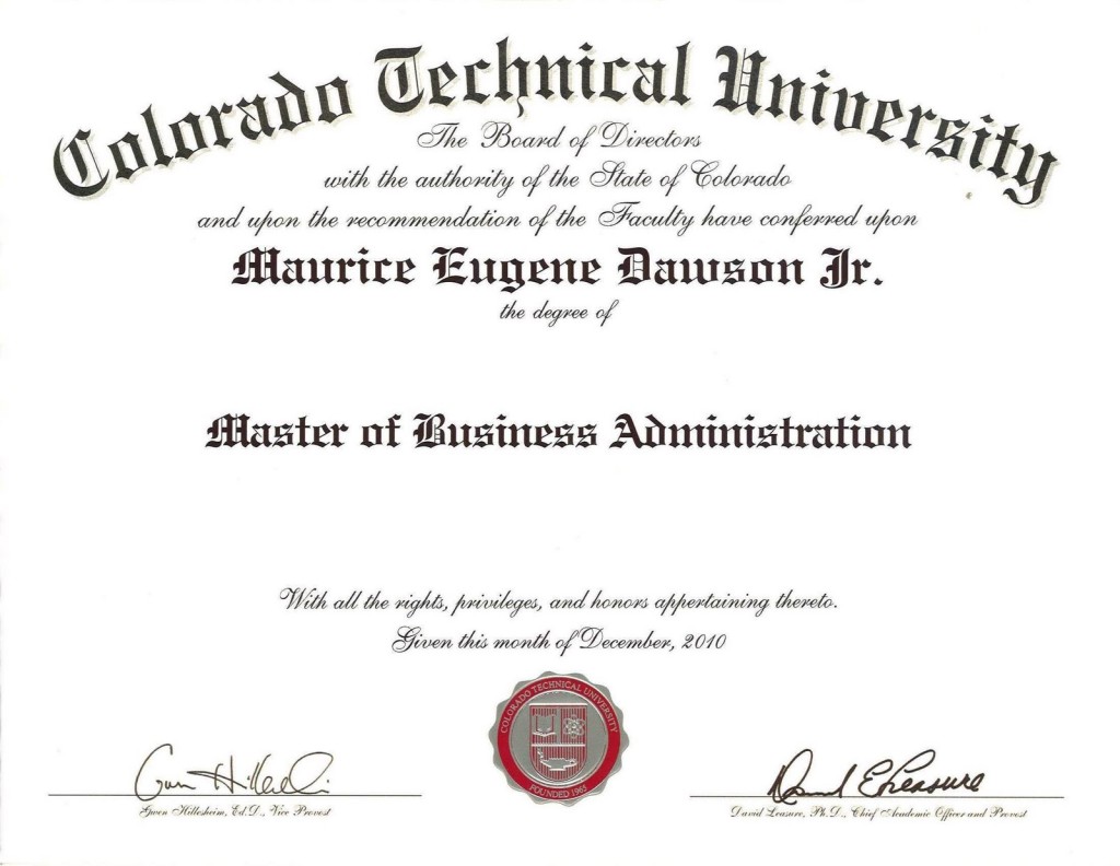 Married to an MBA
