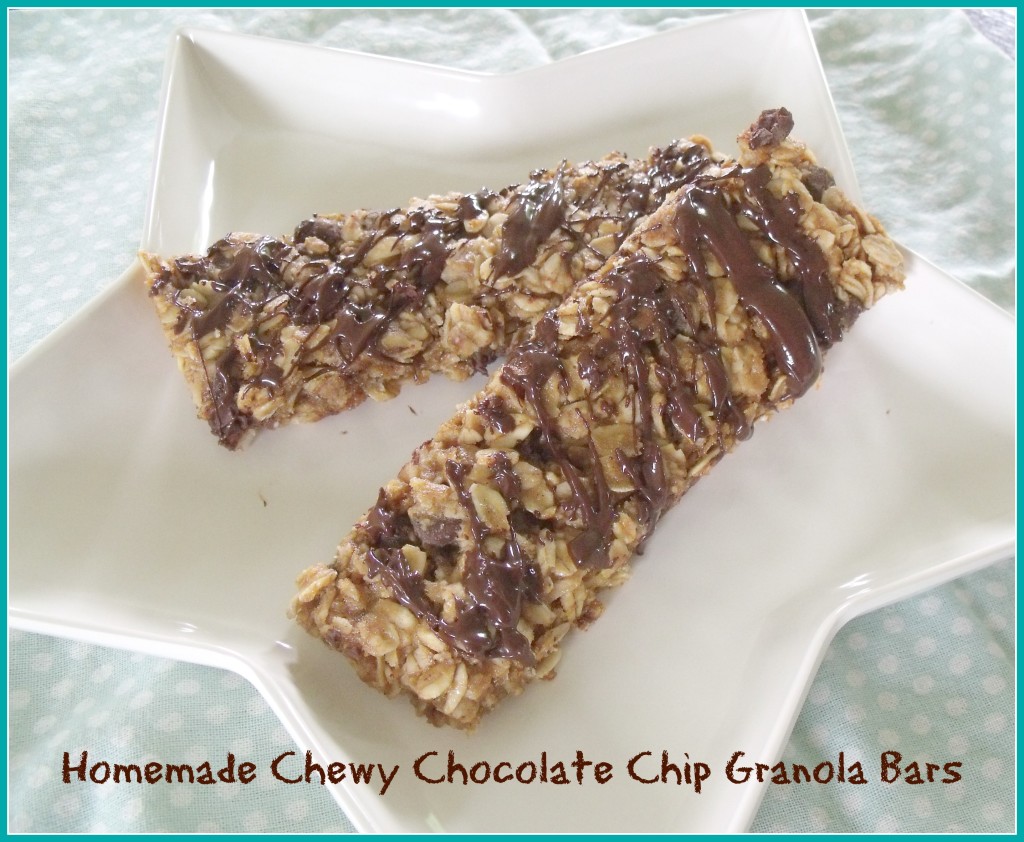 Recipe: Chewy Chocolate Chip Granola Bars