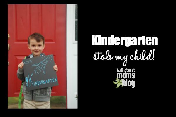 Kindergarten stole my child!