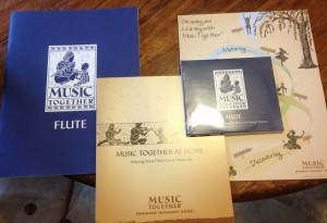 Take home materials provided by Music Together