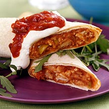 Spice up your Dinners: Baked Turkey and Jack Cheese Chimichangas