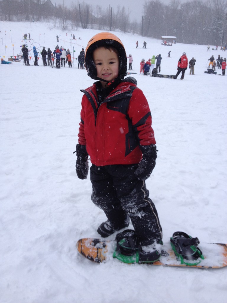 Discovery Dynamos: Snowboarding for young kids