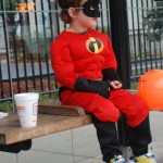 incrediboy at the bus stop
