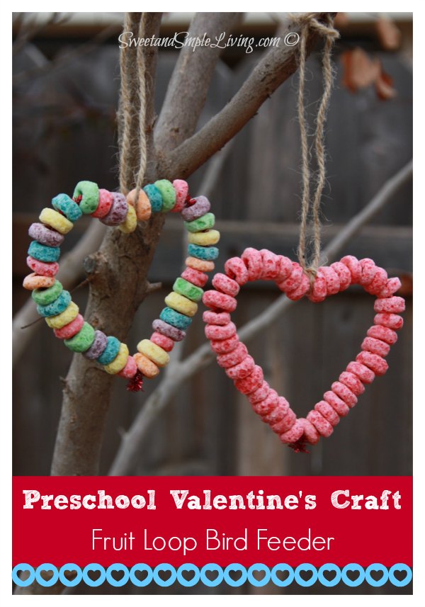 Preschool-Valentine-Crafts-Fruit-Loop-Bird-Feeder