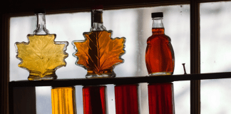 7 Most-Loved Vermont Sugarhouses: Get Your Maple Sugar On! maple syrup in bottles