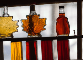 7 Most-Loved Vermont Sugarhouses: Get Your Maple Sugar On! maple syrup in bottles