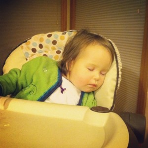 Apparently snack time was just too much.