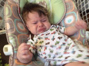 Malcolm having a total meltdown. 