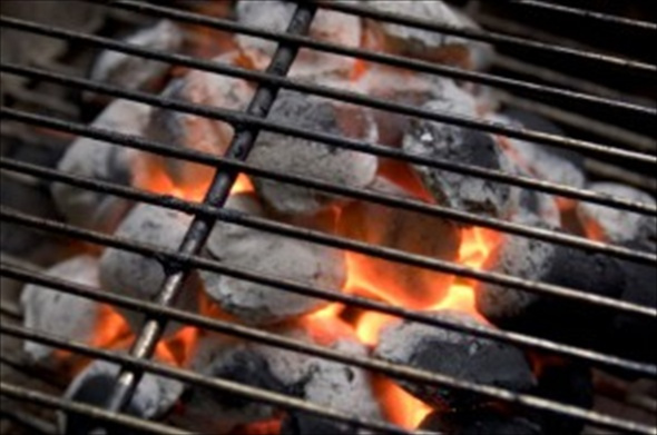 Pork…the other burger meat charcoals, coals, charcoal grill