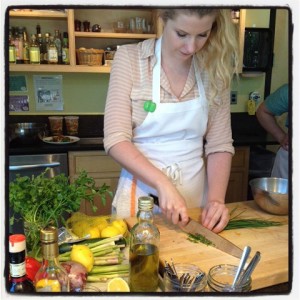woman, woman cooking, chopping vegetables, Healthy Living VT