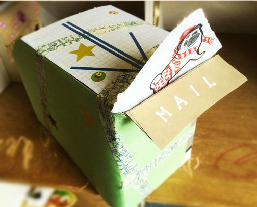K-Cup Mailbox arts and crafts, arts & crafts, kids art projects, mailbox, DIY