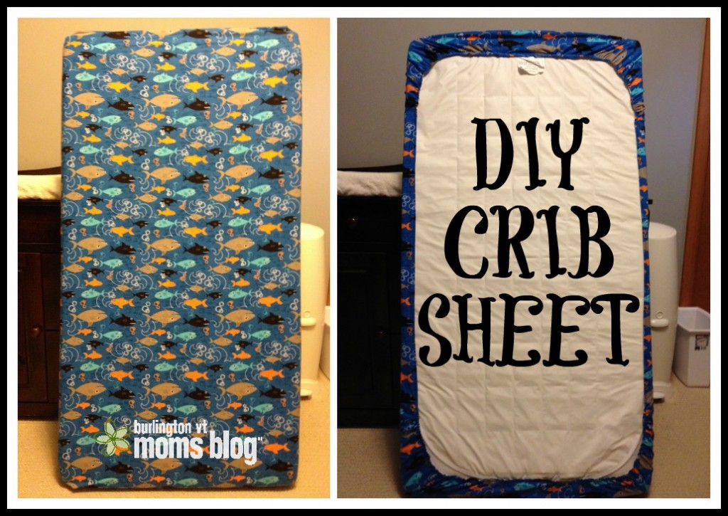 DIY Crib Sheet pinnable image