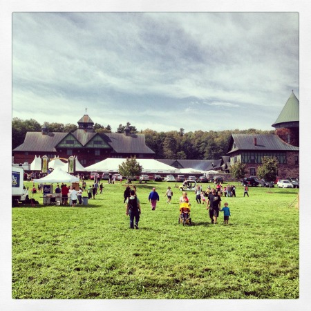 Shelburne Farms, Harvest Festival, white tents