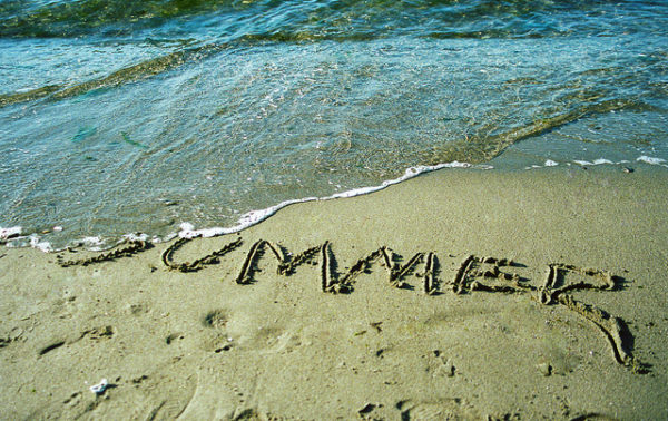 Vermont Summer Camps in Retrospect: Lessons Learned from a First Timer back to school, end of summer, water, summer washed away, sand, beach, summer at the beach