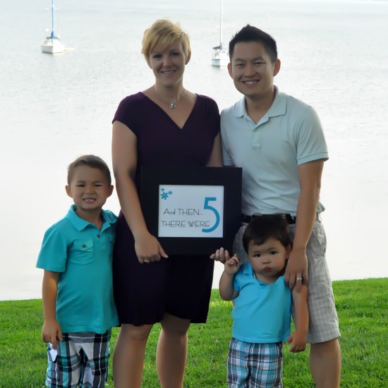 mother, father, big brother, little brother, 2 sons, man, woman, birth announcement, family photo, Jennifer Paradee Photography
