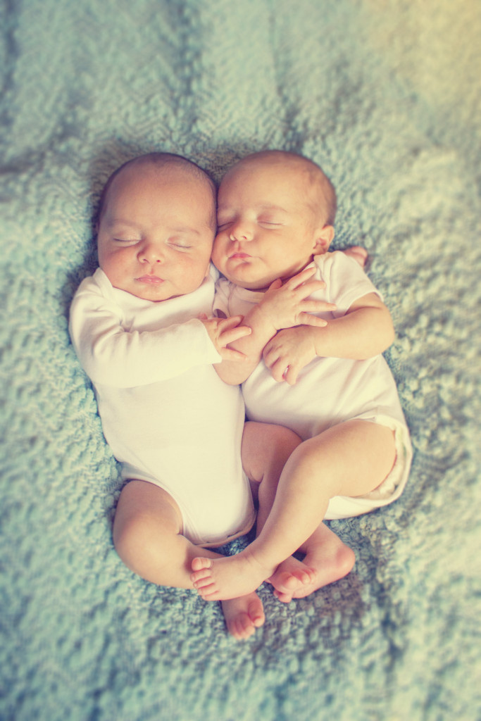 Parenting Twins, or How I Came to Lay a Baby on a Garbage Bag