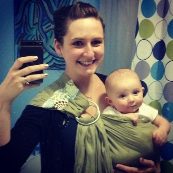 Back when we first got our ring sling