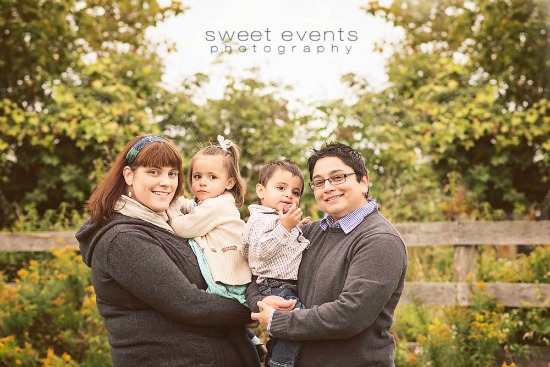 Sweet Times with Sweet Events Photography: Review & Giveaway Sweet Events Photography, family photo, little boy, little girl, toddlers, mother, woman, 2 mothers