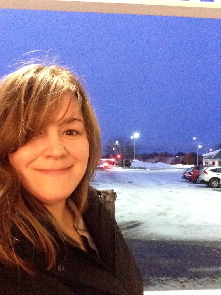 Selfie in lot