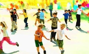 playground, children, playing