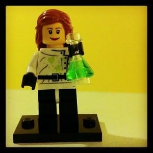 lego mom with science