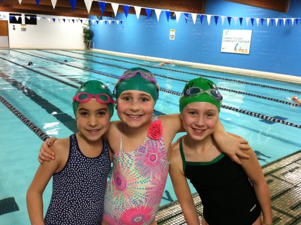 YMCA_caps and goggles and girls