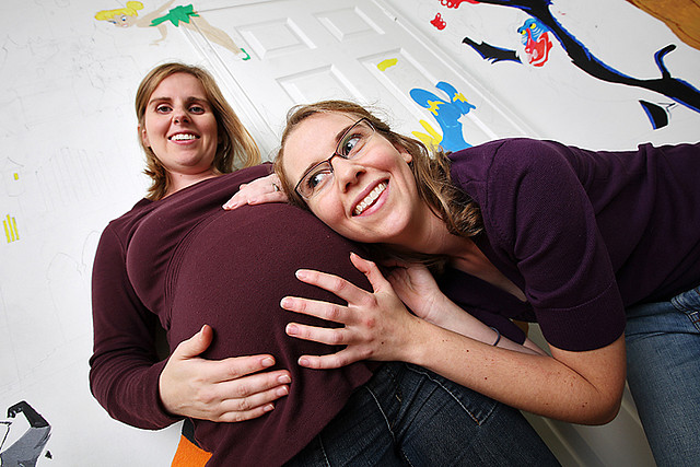 Letter to my pregnant sister on the birth of her first child… two women, pregnant woman,