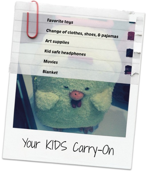 Kids carry on luggage