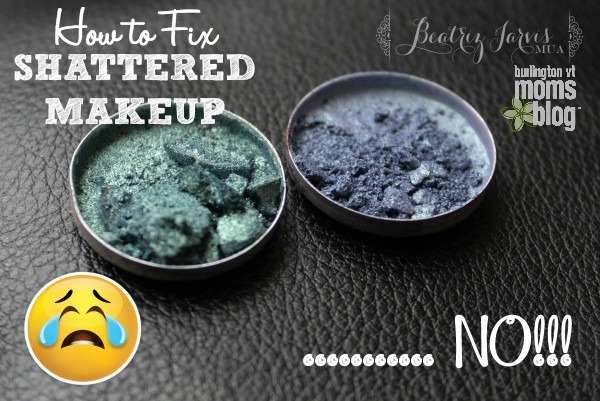 How to fix shattered makeup