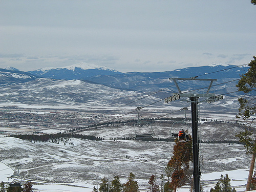 Trust. kids on ski lift