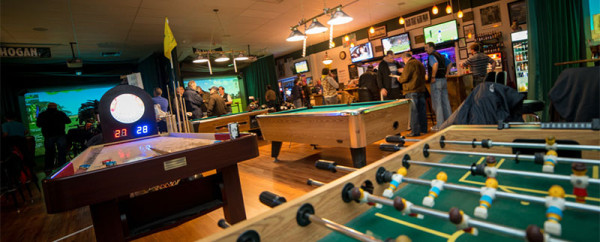 foosball table, pool table