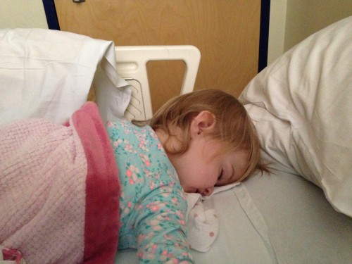 A hospital stay can be so exhausting on baby and on momma. Thankfully we brought her in and got her the help she needed.