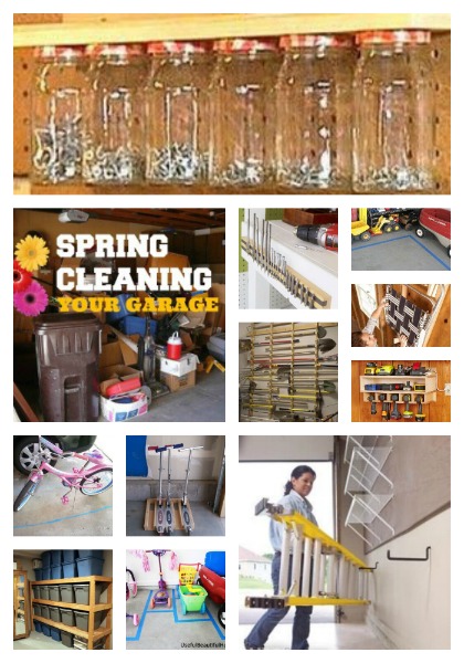spring cleaning your garage