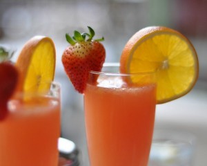 Watermelon, Mimosa, summer, cocktail