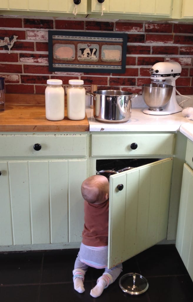 Toddler in the Kitchen