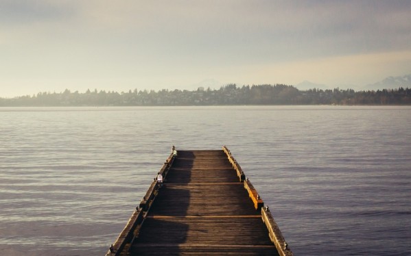 dock, lake, water, vacation