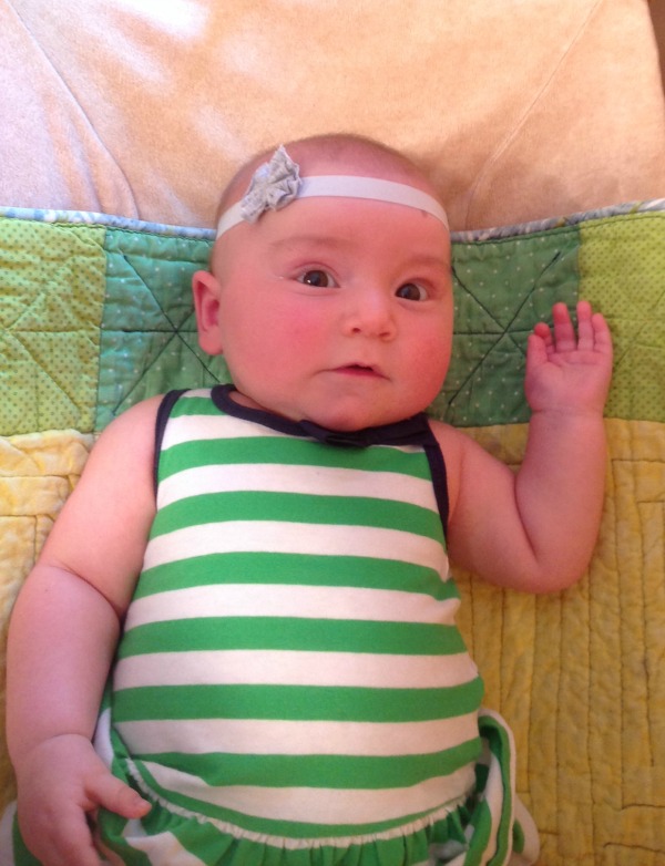 Please Stop Body-Shaming My Baby Girl baby, stripes, headband