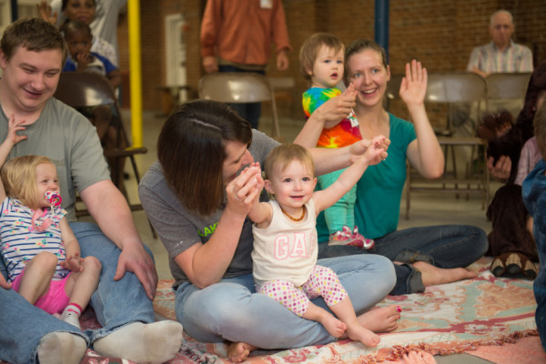 During story time and songs {Photo provided by Daria Bishop Photography}