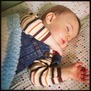 Crib mattress on the floor