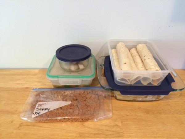 My Make Ahead Meal Experiment 2