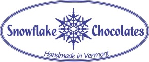 Snowflake Chocolates oval