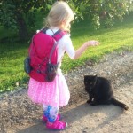 Little Girl and cat