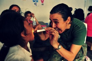 physician, light in mouth