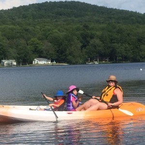 Kayaking with friends