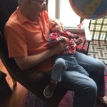 laughing with papa