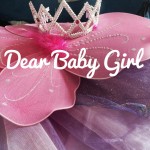 dear baby girl crown